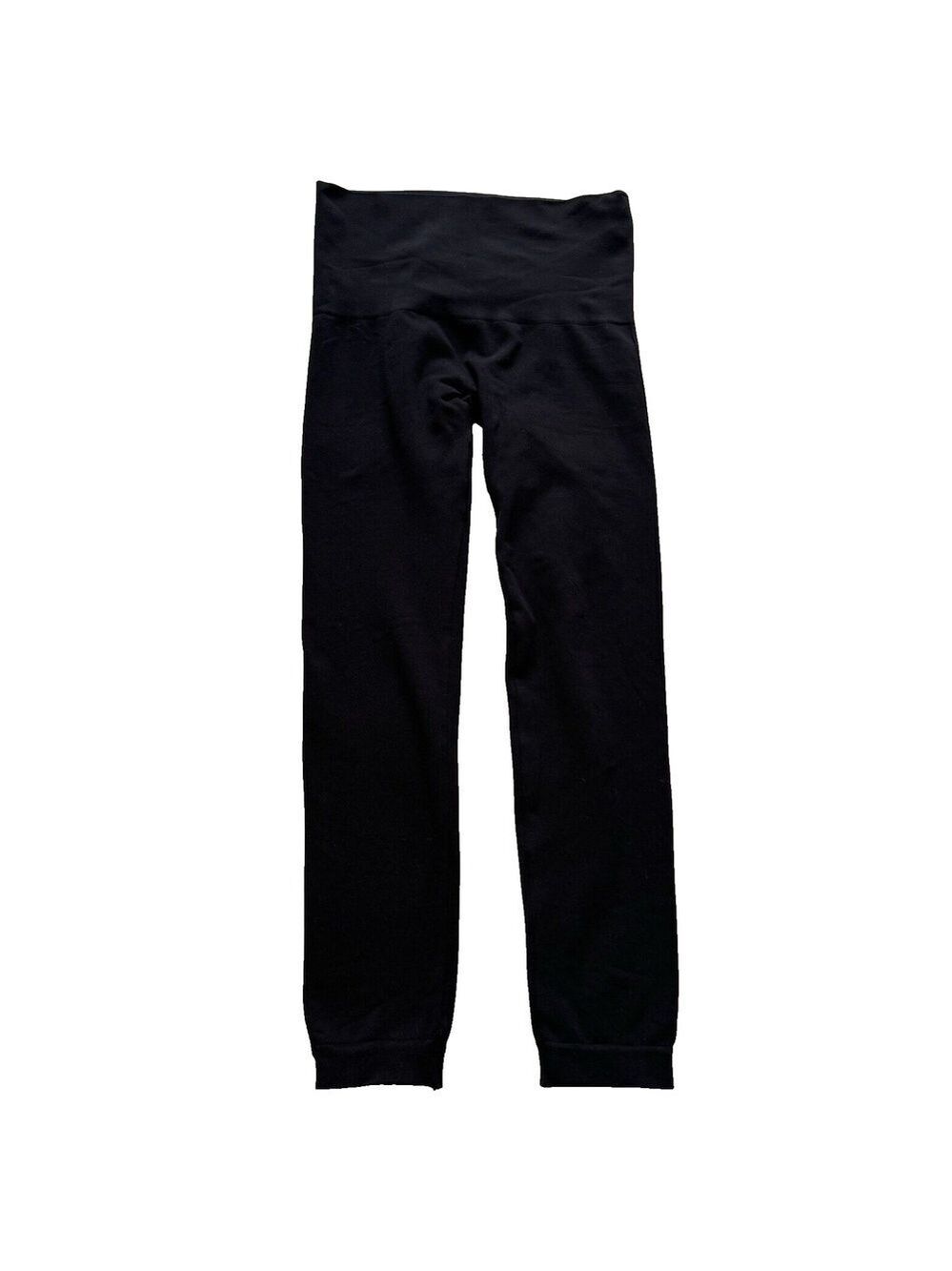 Spanx Look At Me Now Ecocare Leggings Women Sz M Very Black 20344R